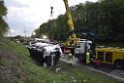 VU Gefahrgut LKW umgestuerzt A 4 Rich Koeln Hoehe AS Gummersbach P402